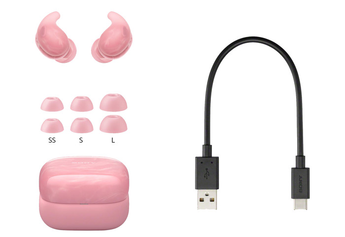 Sony LinkBuds Fit Rose détail