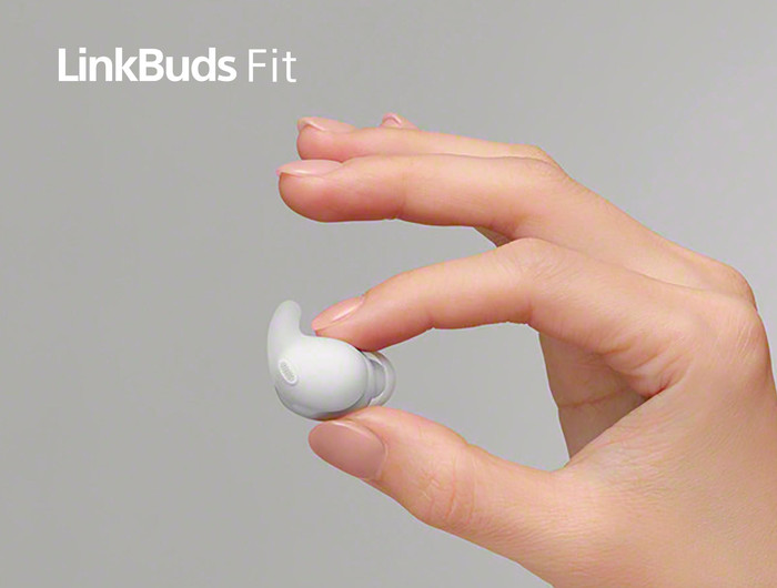 Sony LinkBuds Fit Rose produit à l'usage