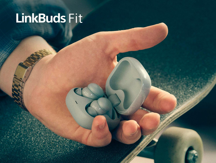 Sony LinkBuds Fit Rose produit à l'usage