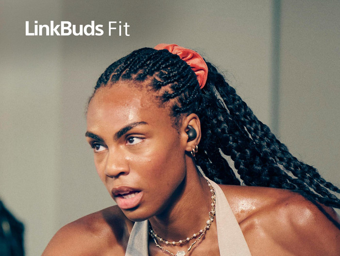 Sony LinkBuds Fit Rose produit à l'usage