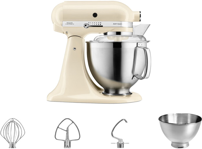 KitchenAid 5KSM185PSEAC Almond Cream Main Image