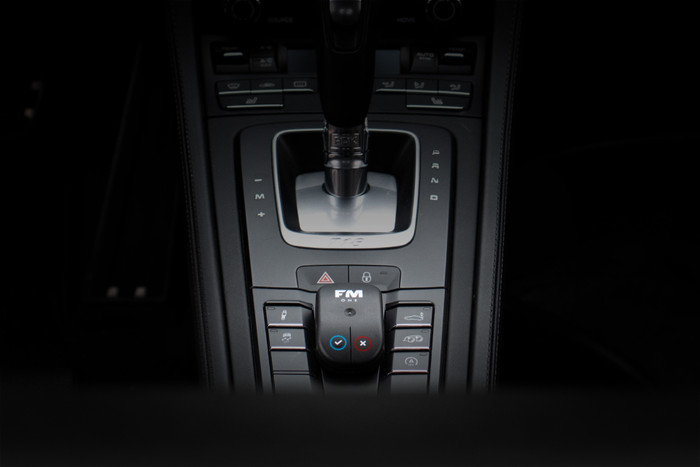 Flitsmeister ONE product in gebruik