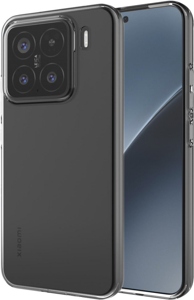 Just in Case Soft Design Xiaomi 15 Back Cover Transparent avant