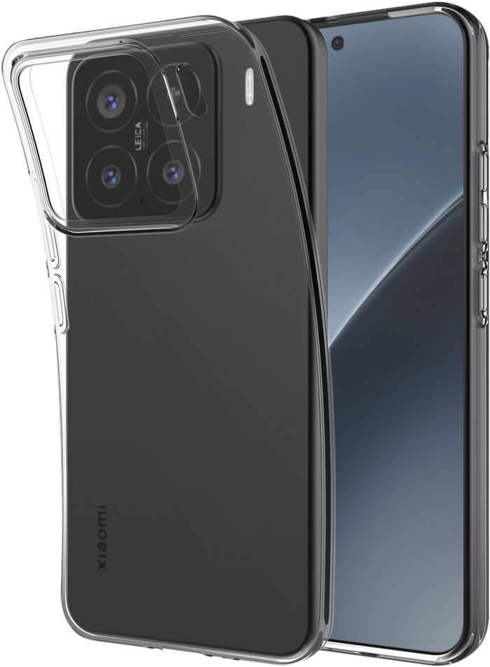 Just in Case Soft Design Xiaomi 15 Back Cover Transparent avant