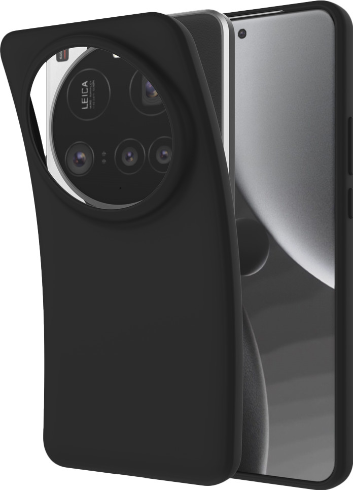 Just in Case Soft Design Xiaomi 15 Ultra Back Cover Black front