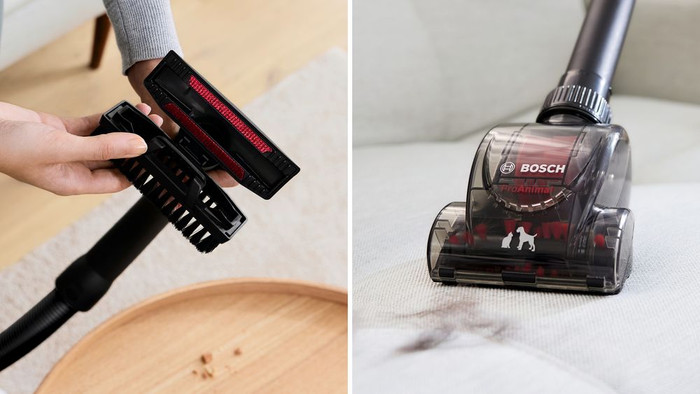 Bosch Relaxx'x Series 8 ProAnimal BGS7PET1 product in use