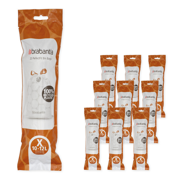 Brabantia Sacs Poubelle Code X - 10-12 Litres (200 pièces) Main Image
