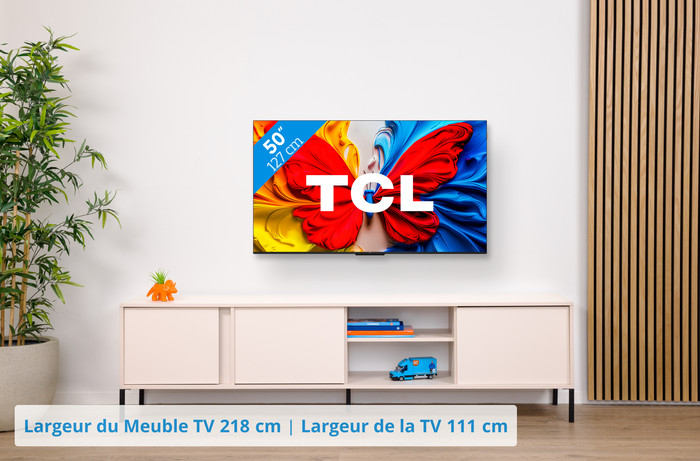 TCL 50" QLED S51K (2025) visuel Coolblue 1