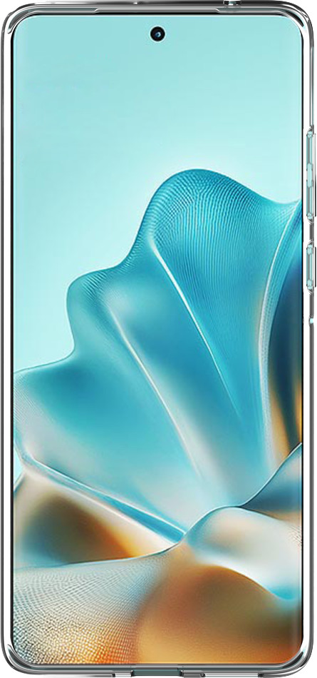 Just in Case Soft Design Motorola Edge 60 Fusion Back Cover Transparant voorkant