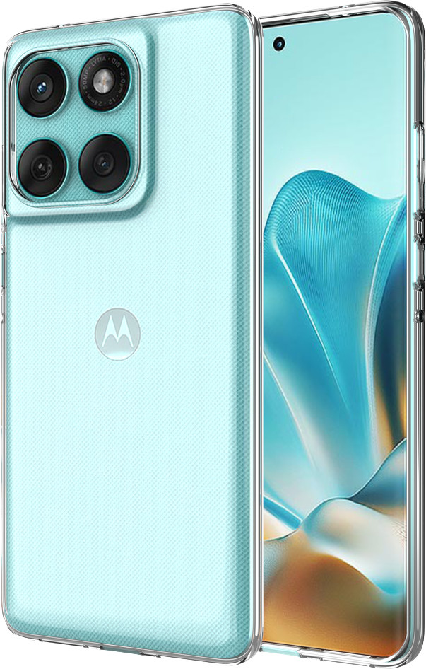 Just in Case Soft Design Motorola Edge 60 Fusion Back Cover Transparant samengesteld product