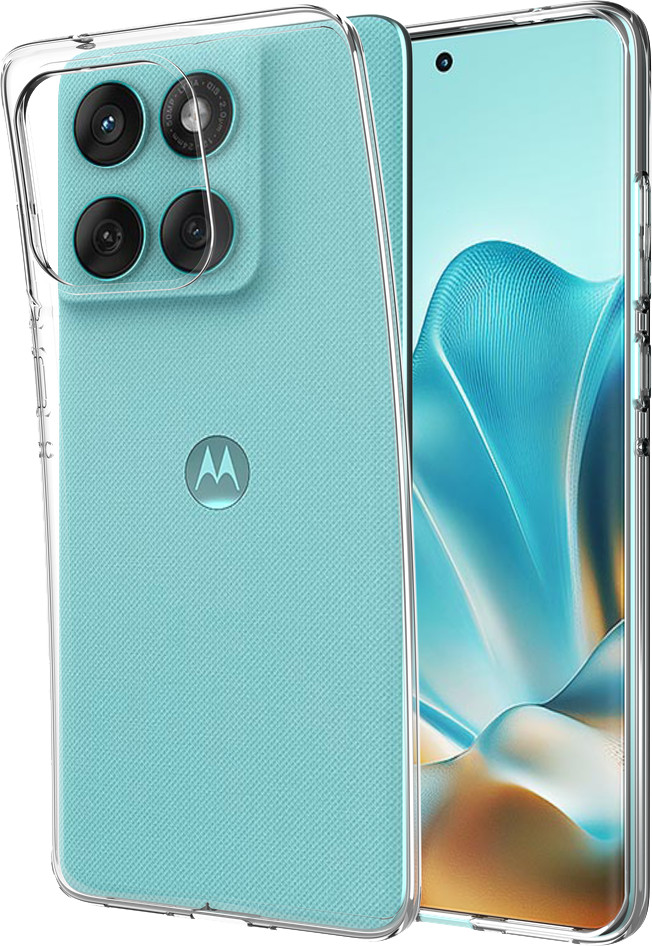 Just in Case Soft Design Motorola Edge 60 Fusion Back Cover Transparant samengesteld product