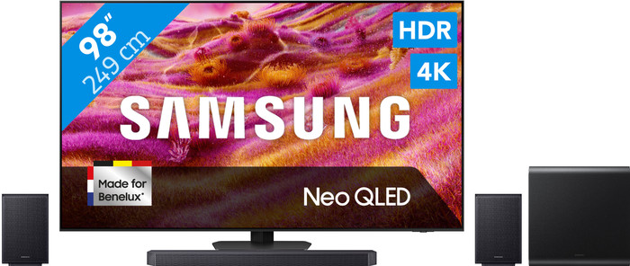 Samsung 98 inches Neo QLED QN90F 4K (2025) + Samsung HW-Q990F (2025) Main Image
