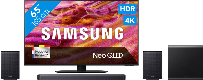 Samsung 65" Neo QLED QN90F 4K (2025) + Samsung HW-Q930F (2025) Main Image