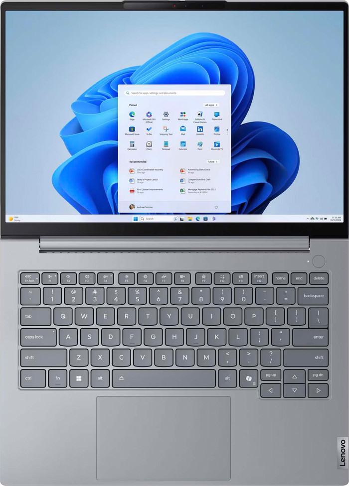 Lenovo ThinkBook 14 G8 IAL - 21SJ007FMH QWERTY top