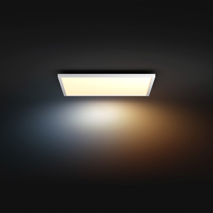 Philips Hue Aurelle White Ambiance Carré Grand Noir avant