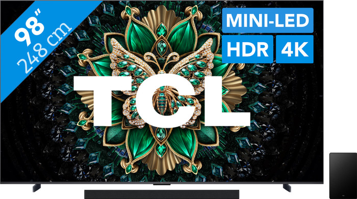 TCL 98" QD Mini-LED C61K 4K (2025) + TCL Q65H Main Image