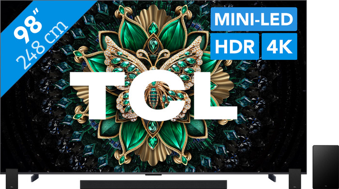 TCL 98" QD Mini-led C61K 4K (2025) + TCL Q85H PRO Main Image