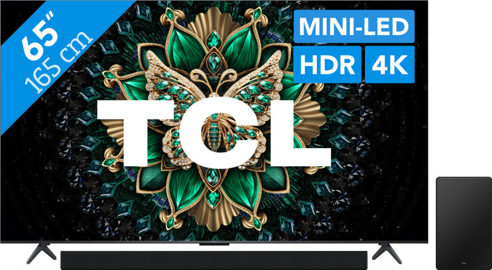 TCL 65 inches QD Mini-LED C61K 4K (2025) + TCL Q75H Main Image