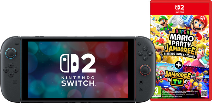Nintendo Switch 2 + Super Mario Party Jamboree Main Image