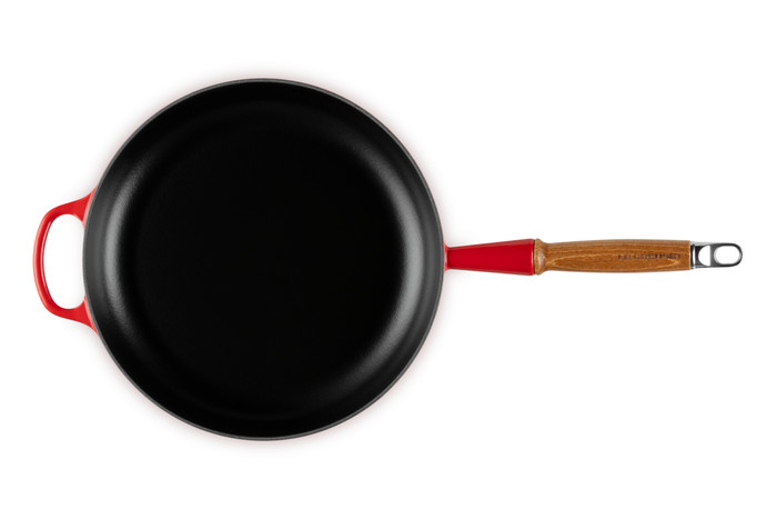 Le Creuset Poêle en Fonte 28 cm Cerise dessus