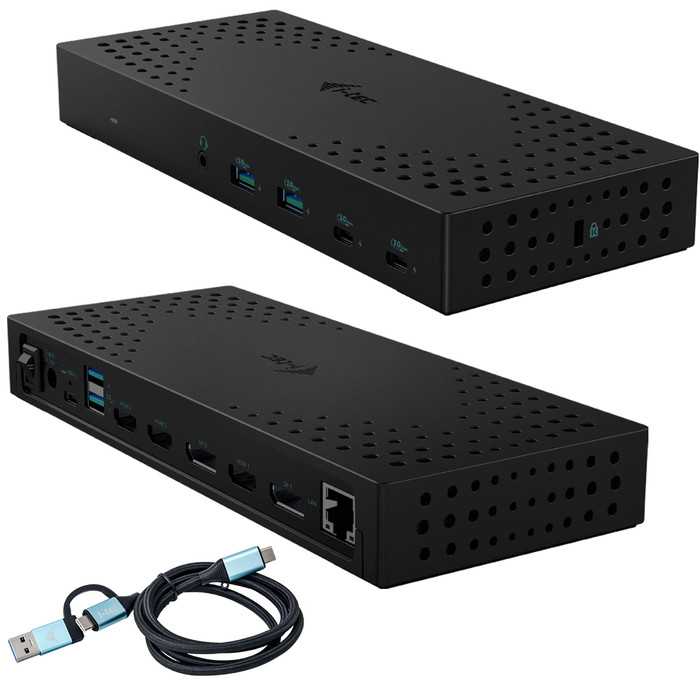 i-tec Triple 4K Docking Station 100W accessoire