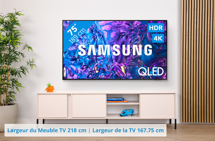 Samsung QLED 4K 75Q70D (2024) visuel Coolblue 1