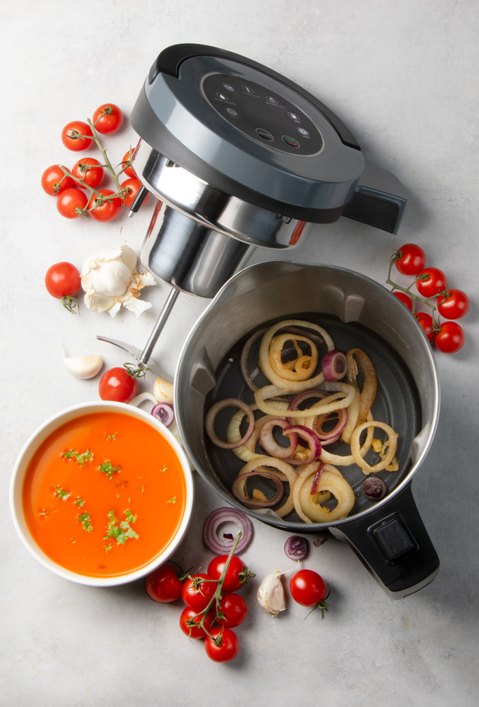 DOMO Blender Chauffant DO728BL produit à l'usage