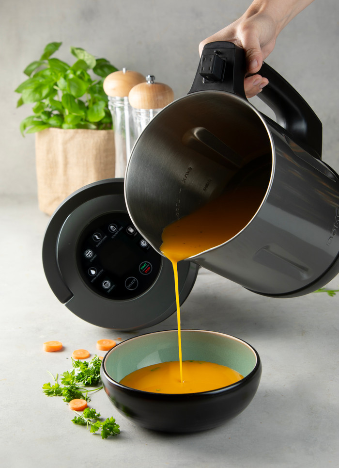 DOMO Blender Chauffant DO728BL produit à l'usage