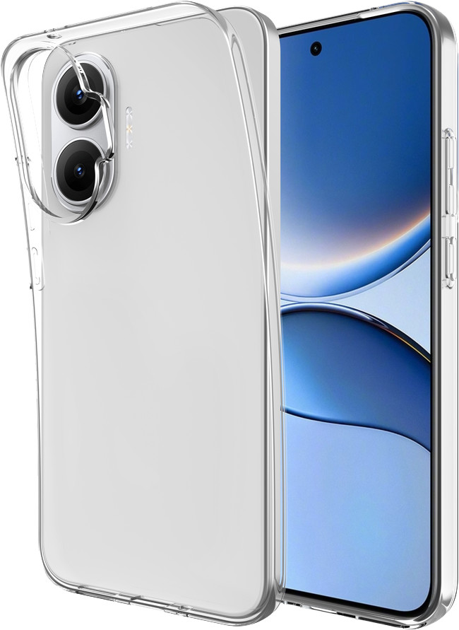 Just in Case Soft Design POCO F7 Back Cover Transparent produit composé