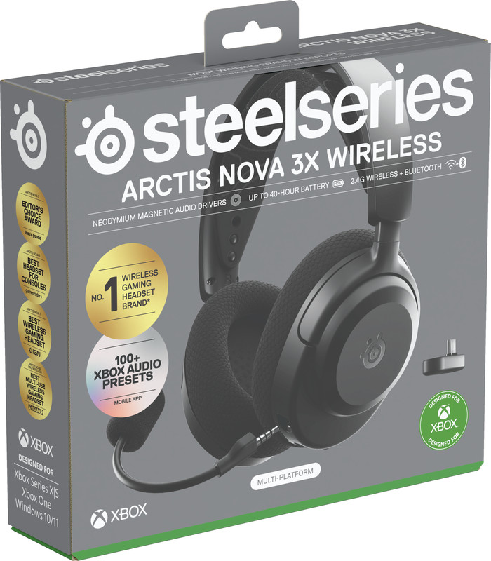 SteelSeries Arctis Nova 3X Noir emballage
