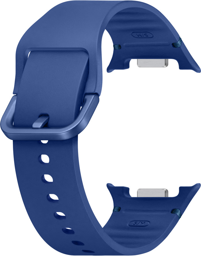 Samsung Galaxy Watch 8 Series Bracelet Sport En Silicone Bleu S/M détail