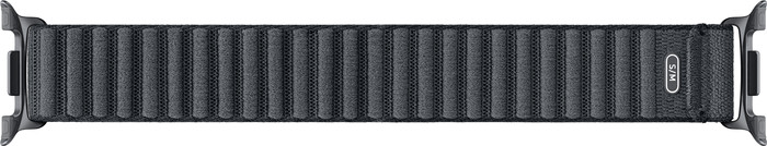 Samsung Galaxy Watch 8 Series Bracelet En Nylon Gris Anthracite S/M arrière