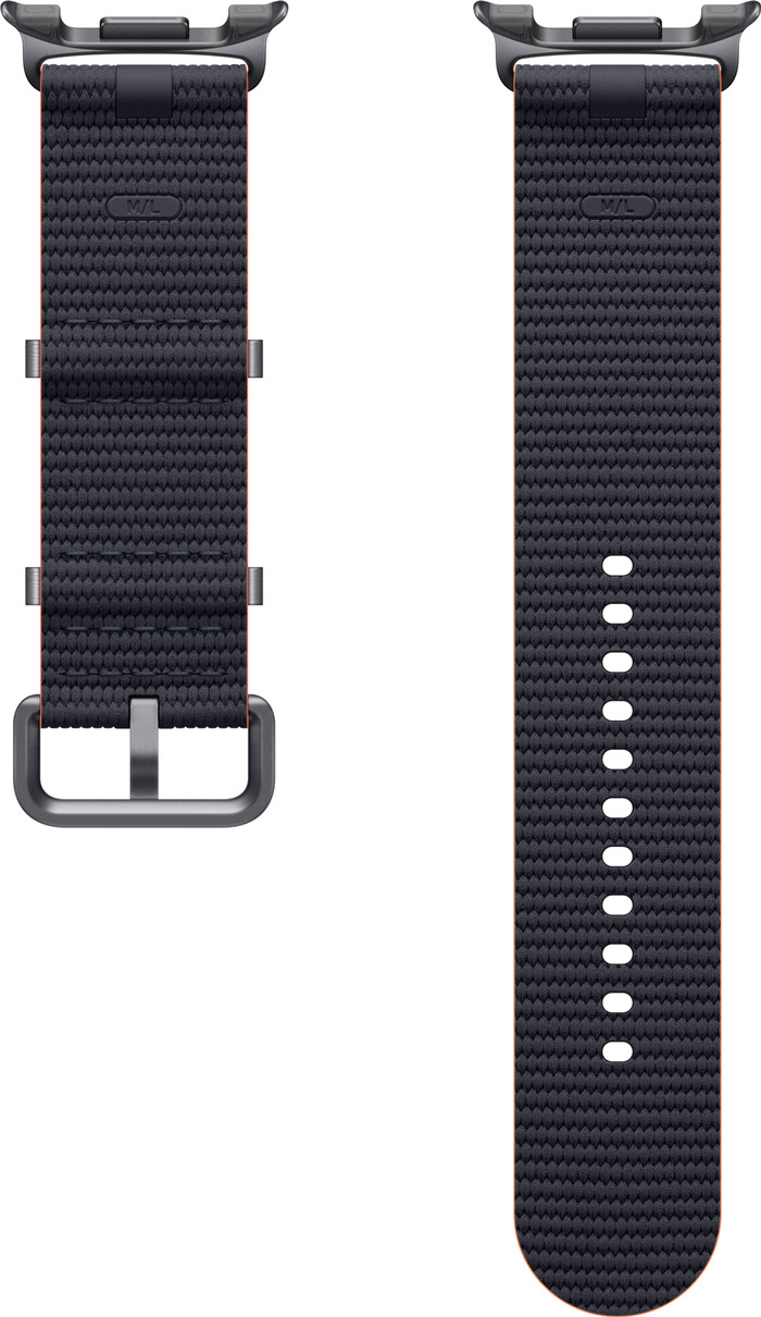 Samsung Galaxy Watch 8 Series Bracelet Athleisure Gris Anthracite M/L arrière