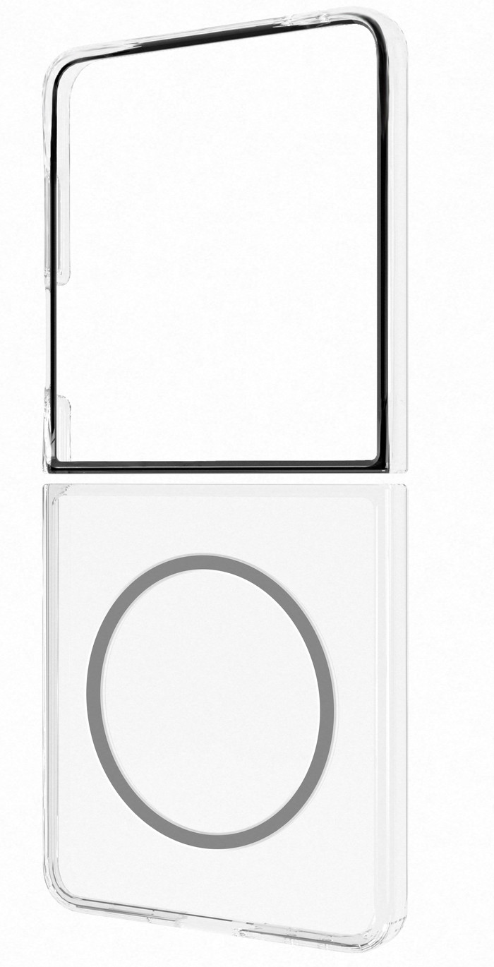 Samsung Galaxy Z Flip 7 Back Cover avec Aimant Transparent Main Image
