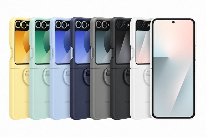 Samsung Galaxy Z Flip 7 FE Siliconen Back Cover Wit visual leverancier