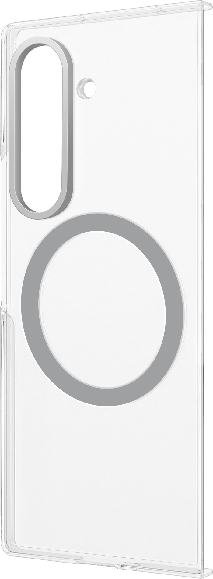 Samsung Galaxy Z Fold 7 Back Cover met Magneet Transparant rechterkant