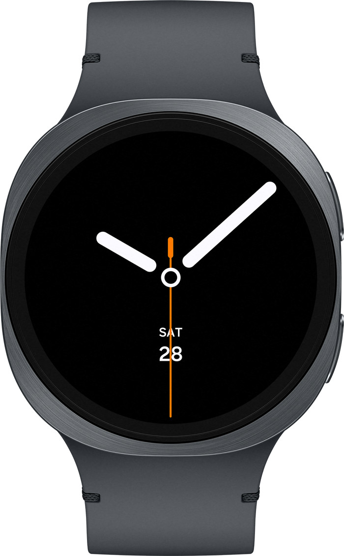 Samsung Galaxy Watch 8 4G Donkergrijs 44mm voorkant