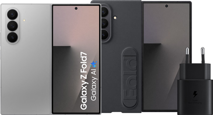 Samsung Galaxy Z Fold 7 512GB Silver 5G + Accessory Pack Main Image