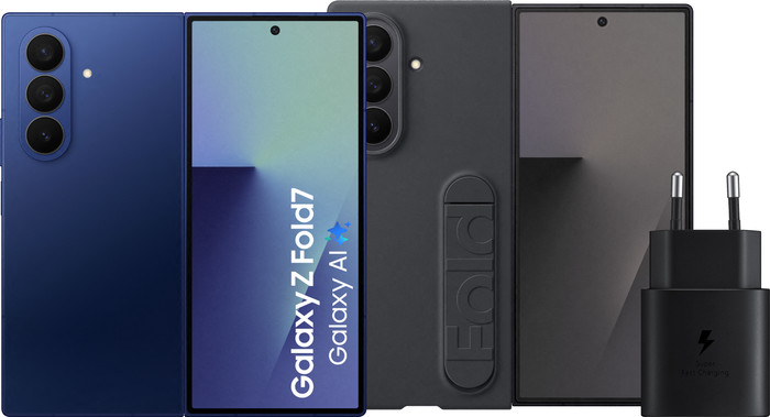 Samsung Galaxy Z Fold 7 512 Go Bleu 5G + Pack d'Accessoires Main Image