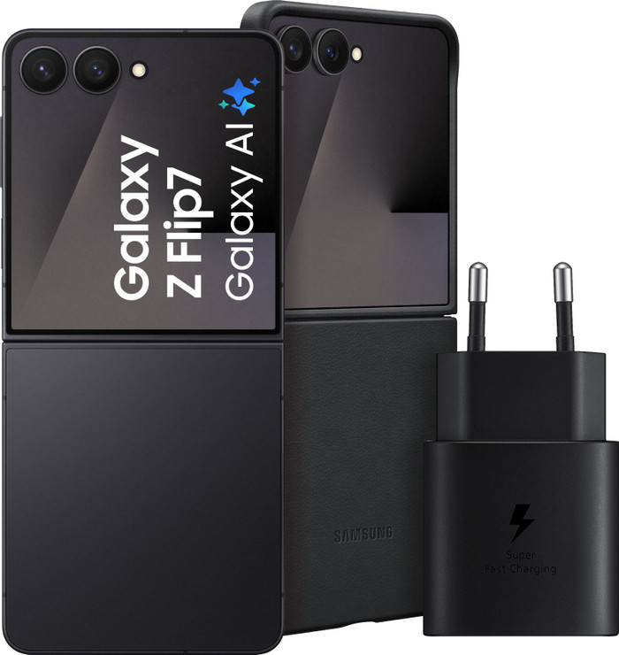 Samsung Galaxy Z Flip 7 512GB Zwart 5G + Accessoirepakket Main Image