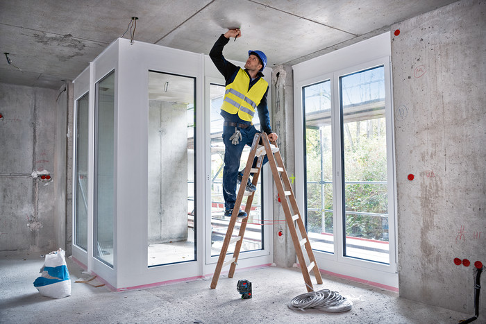 Bosch Professional GCL 2-50 G Set product in gebruik