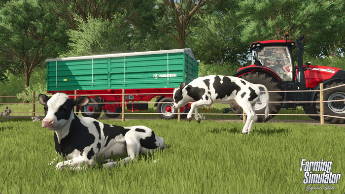 Farming Simulator Signature Edition Nintendo Switch 2 product in gebruik