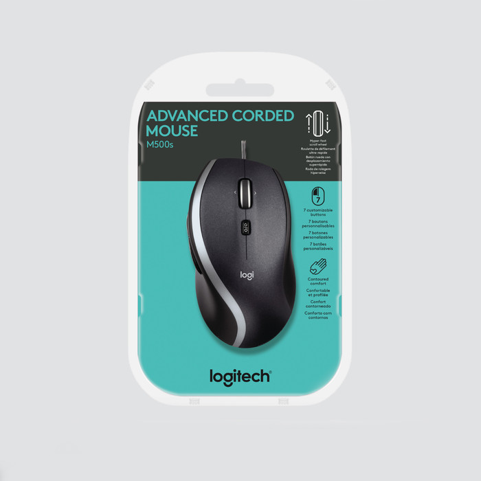 Logitech M500s Advanced Souris Filaire emballage