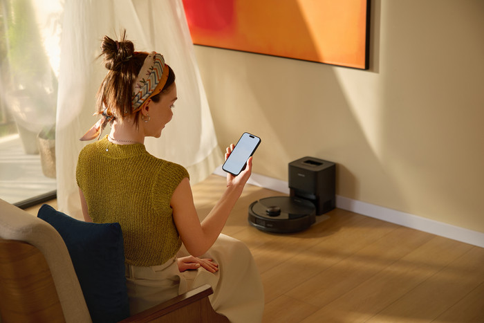 Roborock Q10 VF+ Black product in gebruik