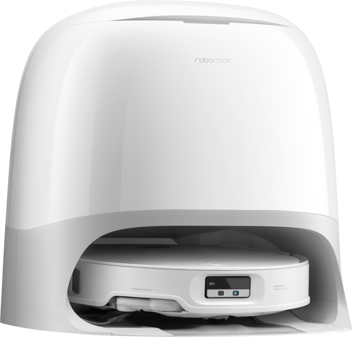 Roborock Qrevo CurvX White côté gauche