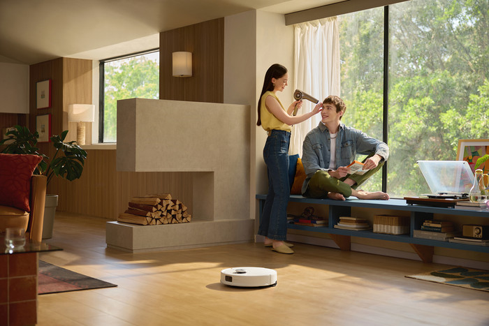 Roborock Q10 VF White product in gebruik