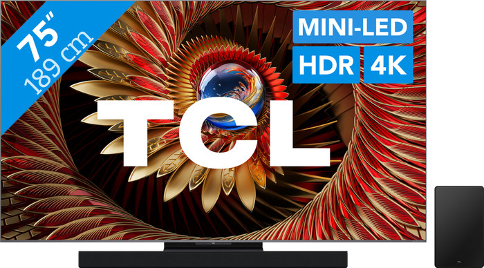 TCL 75" QD Mini-led C81K 4K (2025) + TCL Q75H Main Image