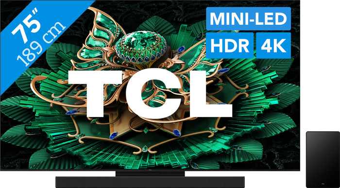 TCL 75" QD Mini-led C71K 4K (2025) + TCL Q65H Main Image