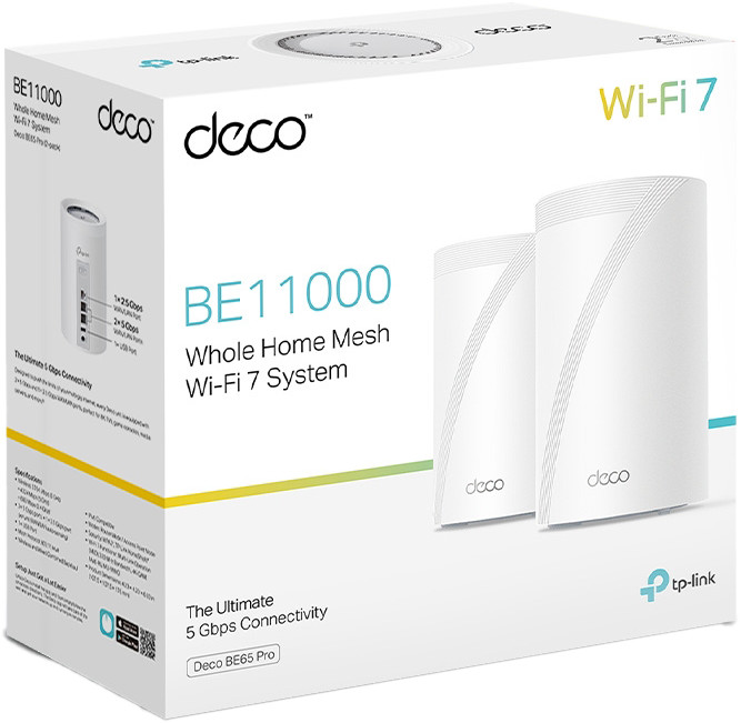 TP Link Deco BE65 Pro 2 pack Coolblue Routers