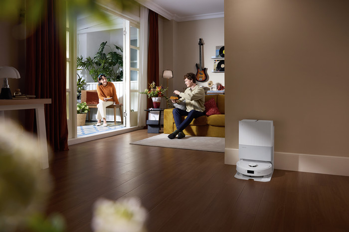 Roborock Qrevo 5AE Blanc produit à l'usage